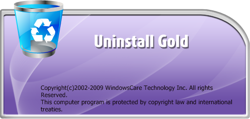 WindowsCare Uninstall Gold 