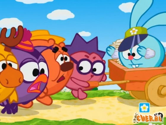 Смешарики. Выпуск 4. Большие гонки. Скриншот 6