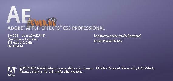 Portable Adobe After Effects CS3 Professional 8.0.0.269 ENG