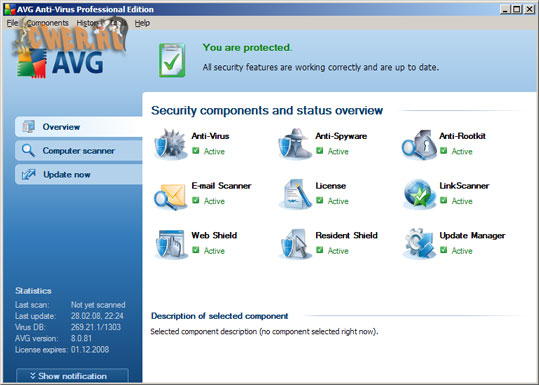 AVG Anti-Virus 8.0.81 Build 1271