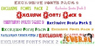 Exclusive Fonts Pack 2