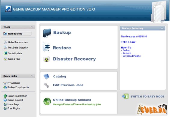 Genie Backup Manager Professional v8.0.245.415