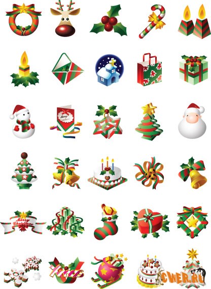 Векторные иконки - Christmas Pack