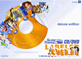 SureThing CD DVD Labeler LightScribe Deluxe v5.0.581.0 (Retail)