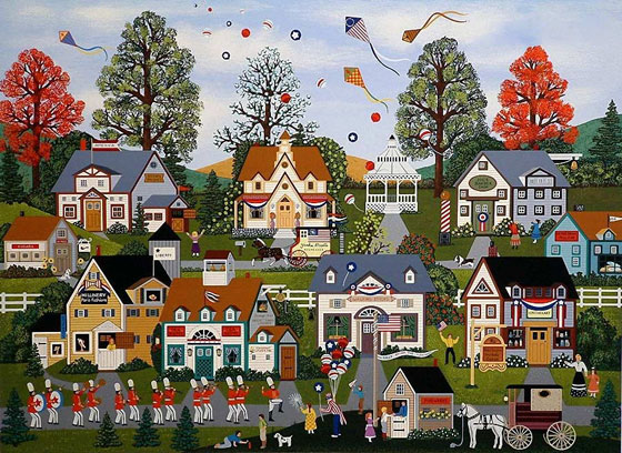 Картинки для пазлов - художник Jane Wooster Scott