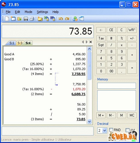 DeskCalc Business Pro 4.2.17