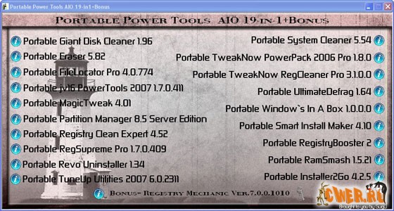 Portable Power Tools AIO 19-in-1+Bonus
