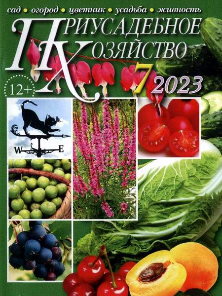 Приусадебное хозяйство №7 июль 2023 + приложения Цветы в саду и дома Дачная кухня