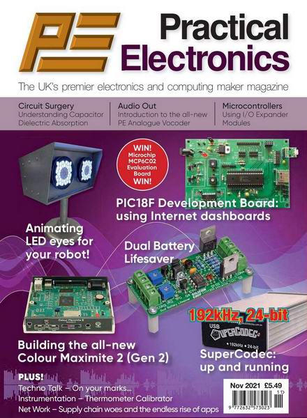 Everyday Practical Electronics №11 November ноябрь 2021