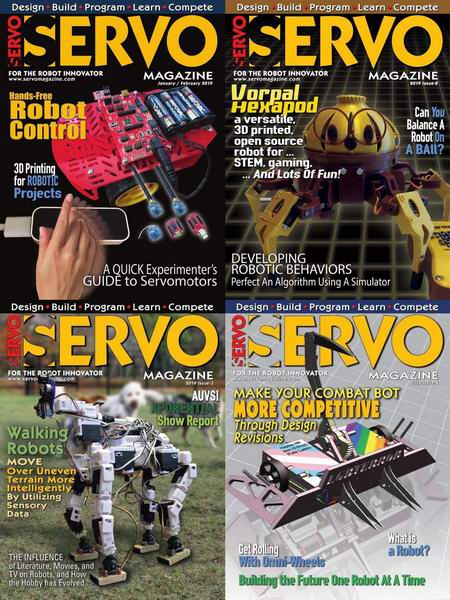 Servo Magazine №1-4 2019 Подшивка 2019 Архив 2019