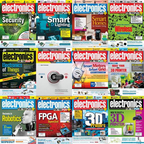 Electronics For You №1-12 January-December 2014 Подшивка Архив 2014