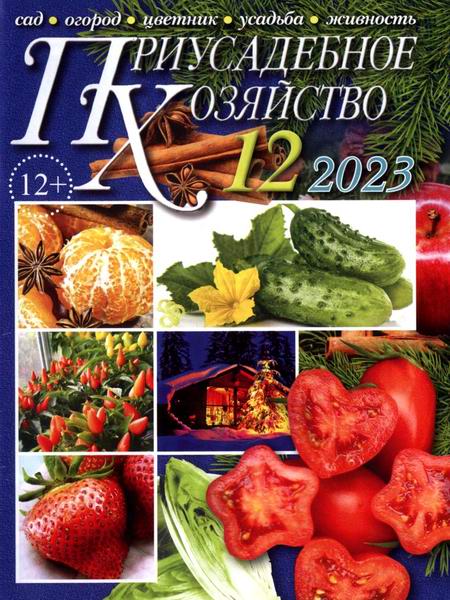 Приусадебное хозяйство №12 декабрь 2023 + приложения Цветы в саду и дома Дачная кухня