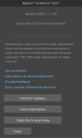 Sony Catalyst Production Suite