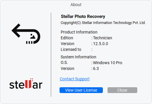 Stellar Photo Recovery
