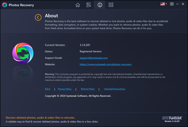 Systweak Photos Recovery