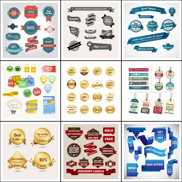 Business badges and elements (Cwer.ws)