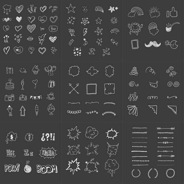 Hand drawn vector pack (Cwer.ws)