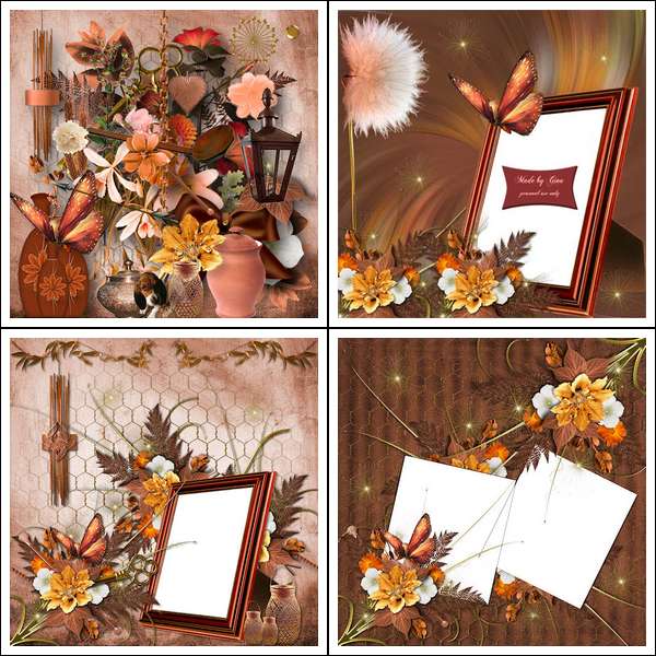 Vintage Digital Scrapbooking Kit  (Cwer.ws)