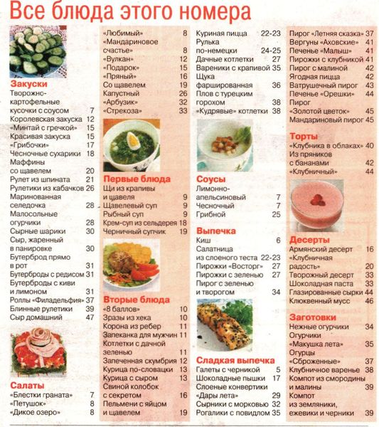 Золотые рецепты наших читателей №11 (июнь 2012)