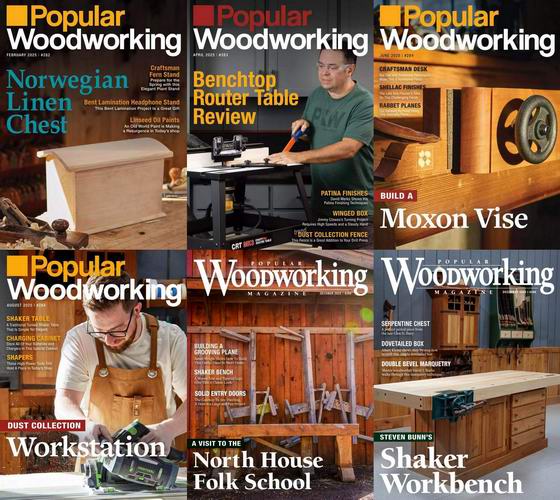 Popular Woodworking №282-286 January-December 2025 Подшивка 2025 Архив 2025