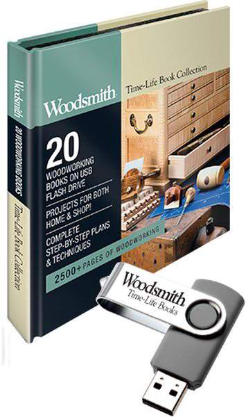 Woodsmith. Time-Life Woodworking Book Collection USB Drive. Сборник книг