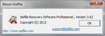 Aidfile Recovery Software Professional