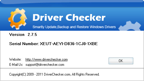 Driver Checker 2.7.5 Datecode 19.09.2011