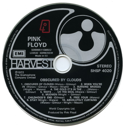 1972 - Obscured By Clouds (1996 Digital Remaster)