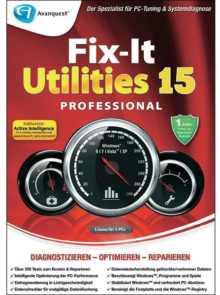 Fix-It Utilities Professional 15.0.32.38