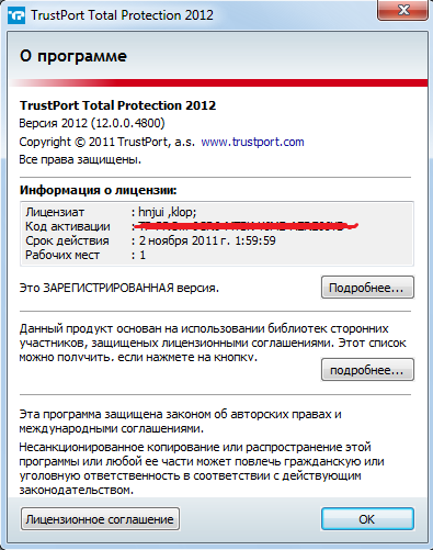 TrustPort Total Protection 2012 