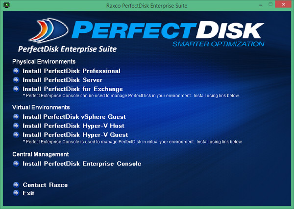 Raxco PerfectDisk Enterprise Suite