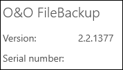 O&O FileBackup 2.2.1377