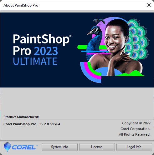 Corel PaintShop Pro 2023 Ultimate 25.2.0.58