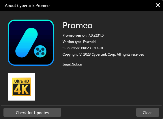 CyberLink Promeo Premium 7.0.2231.0