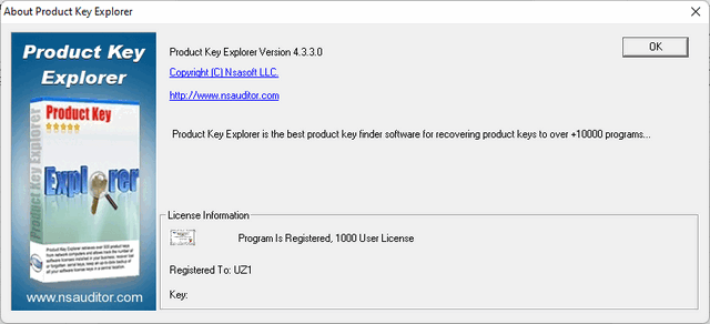 Nsasoft Product Key Explorer 4.3.3.0 + Portable