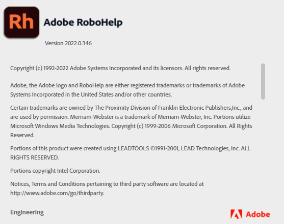 Adobe RoboHelp 2022.0