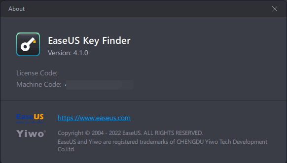 Portable EaseUS Key Finder Pro 4.1.0