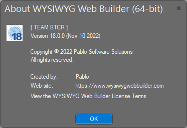 WYSIWYG Web Builder 18.0.0
