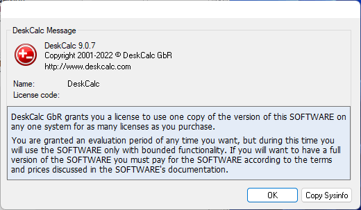 DeskCalc Pro 9.0.7