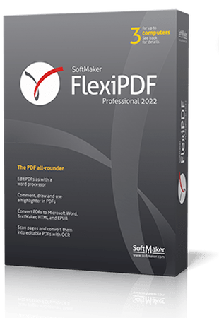 Portable SoftMaker FlexiPDF 2022 Professional