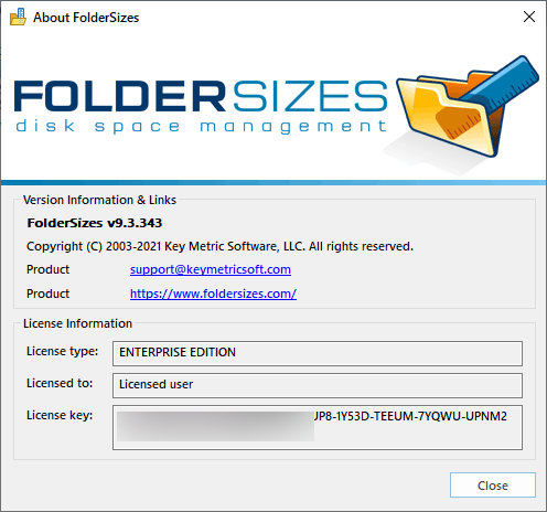 FolderSizes 9.3.343.0 Enterprise Edition