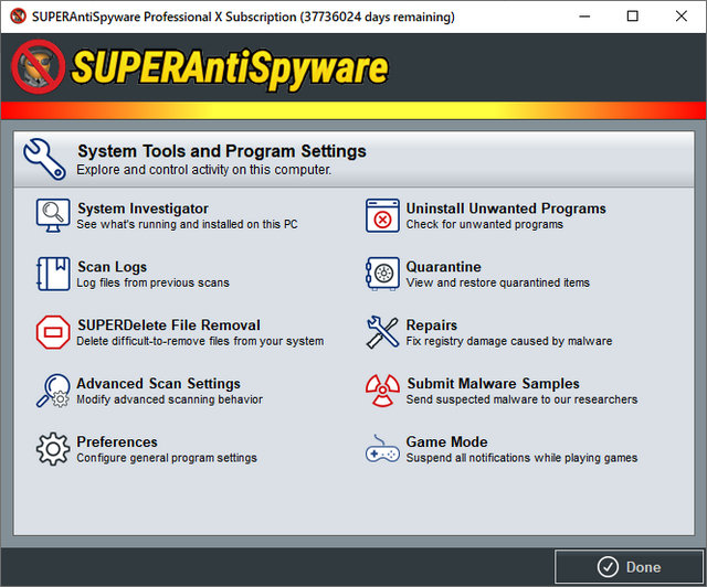 SUPERAntiSpyware Professional X 10.0.1242 + Portable