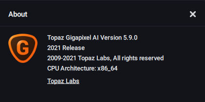 Topaz Gigapixel AI 5.9.0