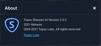 Topaz Sharpen AI 3.0.0