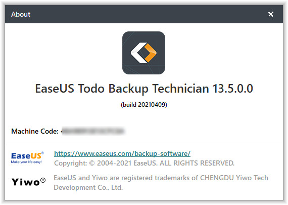 EaseUS Todo Backup 13.5.0.0 Build 20210409