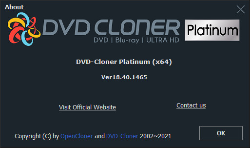 DVD-Cloner Platinum 2021 18.40.1465