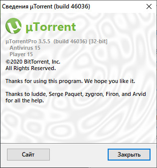 µTorrent Pro 3.5.5 Build 46036