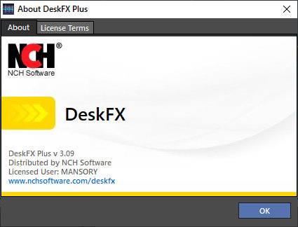 NCH DeskFX Audio Enhancer Plus 3.09