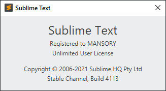 Sublime Text 4 Build 4113 + Portable