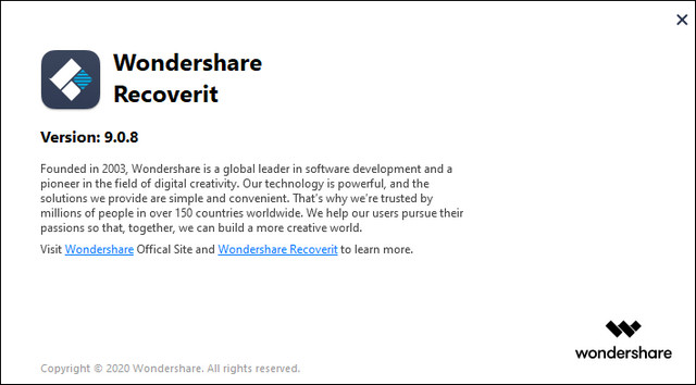 Wondershare Recoverit 9.0.8.10